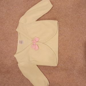 Gymboree baby girls green sweater